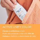 Protetor Solar e Clareador Facial ISDIN Active Unify FPS 99 com cor - 50ml